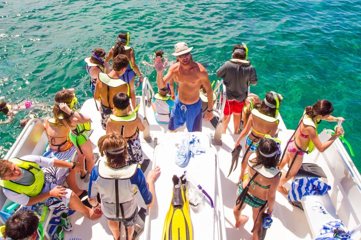 School Group snorkel charter in Key Largo
